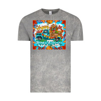 Cloud Rock happy thanksgiving Vintage Tee - CowhideDigitalArt