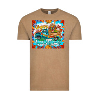 Vintage Coffee happy thanksgiving Vintage Tee - CowhideDigitalArt