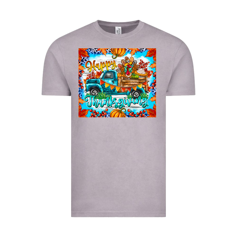 Happy Thanksgiving Vintage Tee by CowhideDigitalArt | Teevron