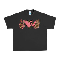 Pigment Black Peace Love Cats Urban Heavy Tee - Jasminsmagicworld