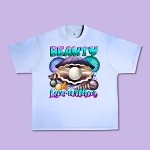 Beauty Lies Within Urban Heavy Tee Designed By Cowhidedigitalart
