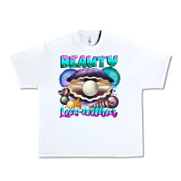 White Beauty Lies Within Urban Heavy Tee - CowhideDigitalArt