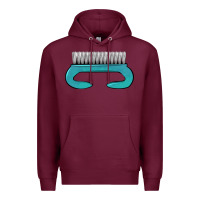 Burgundy nail brush Premium Hoodie - BarkalooDesign