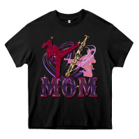 Black Taekwondo mom Mother's Day Heavy Core Tee - FaDigitalArtStudio