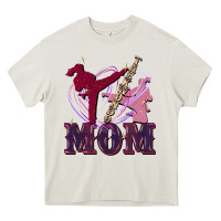 Cream Taekwondo mom Mother's Day Heavy Core Tee - FaDigitalArtStudio