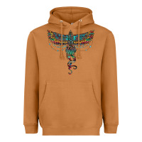 Meerkat aztec serape thunderbird Heavyweight Hoodie - RanaPortraitStore