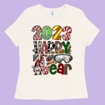 2023 Happy New Year Ladies Tee Designed By Cowhidedigitalart