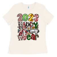 Bone 2023 Happy New Year Ladies Tee - CowhideDigitalArt
