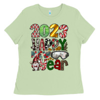 Matcha 2023 Happy New Year Ladies Tee - CowhideDigitalArt