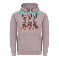 Vintage Zinc happy easter bunny Vintage Hoodie - Artiststas