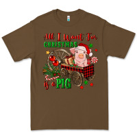 Cacao all i want for christmas is a pig Premium Tee - FaDigitalArtStudio