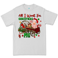 Dove Grey all i want for christmas is a pig Premium Tee - FaDigitalArtStudio