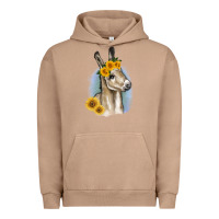 Pigment Burro Sunflower Baby Donkey Urban Hoodie - RanaPortraitStore