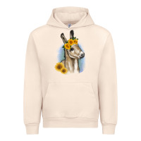 Sandshell Sunflower Baby Donkey Urban Hoodie - RanaPortraitStore