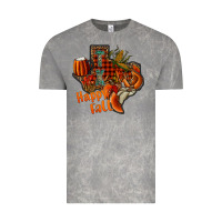 Cloud Rock happy fall texas Vintage Tee - CowhideDigitalArt