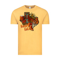 Vintage Mustard happy fall texas Vintage Tee - CowhideDigitalArt