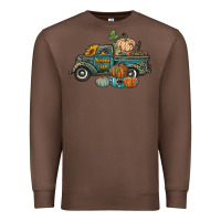 Chestnut western pumpkin farm truck Premium Sweatshirt - RanaPortraitStore