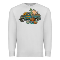 Dove Grey western pumpkin farm truck Premium Sweatshirt - RanaPortraitStore