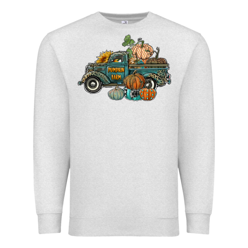Western Pumpkin Farm Truck Premium Sweatshirt by RanaPortraitStore | Teevron
