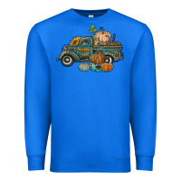True Royal western pumpkin farm truck Premium Sweatshirt - RanaPortraitStore