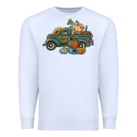 White western pumpkin farm truck Premium Sweatshirt - RanaPortraitStore