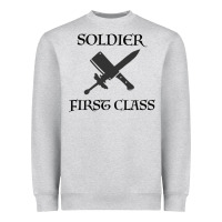 Heather Grey Soldier First Class Heavyweight Sweatshirt - Bettercallsaul