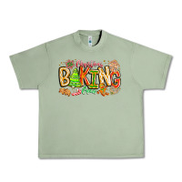 Oil Green Christmas Baking Crew Urban Heavy Tee - CowhideDigitalArt