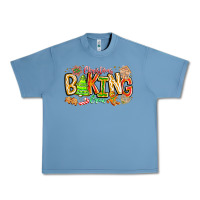 Pebble Blue Christmas Baking Crew Urban Heavy Tee - CowhideDigitalArt