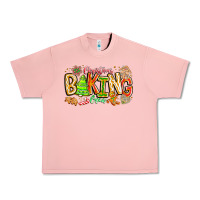 Salmon Christmas Baking Crew Urban Heavy Tee - CowhideDigitalArt