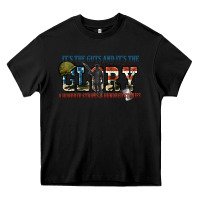 Black It's the guts and it's the glory a hundred stripes Heavy Core Tee - FaDigitalArtStudio