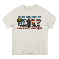 Cream It's the guts and it's the glory a hundred stripes Heavy Core Tee - FaDigitalArtStudio