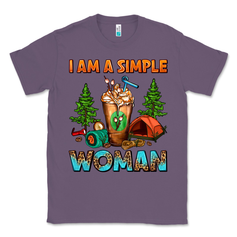 I Am A Simple Woman Camping Frappe Classic Tee by FaDigitalArtStudio | Teevron