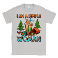 Moon Dust I Am A Simple Woman Camping Frappe Classic Tee - FaDigitalArtStudio