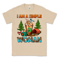 Mushroom I Am A Simple Woman Camping Frappe Classic Tee - FaDigitalArtStudio