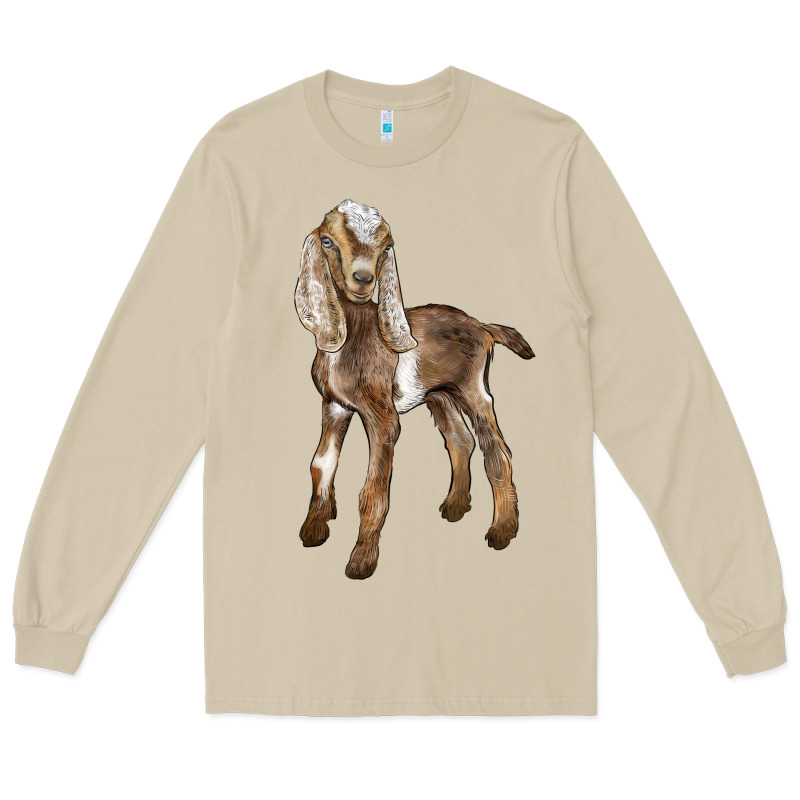 Baby Nubian Goat Long Sleeve Tee by LillyAllenDesigns | Teevron