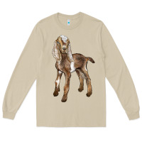 Mushroom Baby Nubian Goat Long Sleeve Tee - LillyAllenDesigns