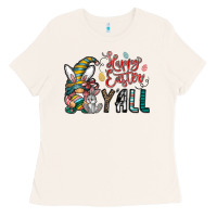 Bone happy easter y all Ladies Tee - CowhideDigitalArt