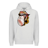 Dove Grey Baseball Tongue Premium Hoodie - Jasminsmagicworld