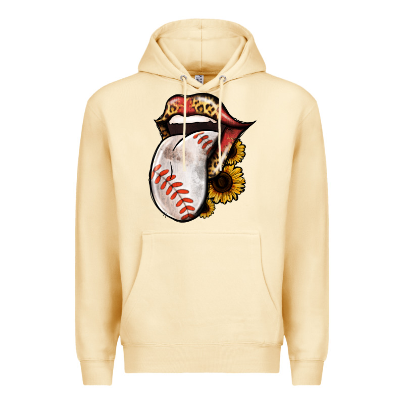 Baseball Tongue Premium Hoodie by Jasminsmagicworld | Teevron