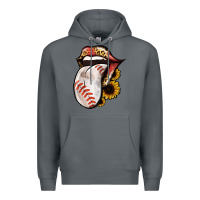 Rock Baseball Tongue Premium Hoodie - Jasminsmagicworld