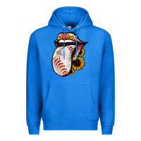 True Royal Baseball Tongue Premium Hoodie - Jasminsmagicworld