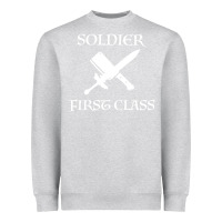 Heather Grey Soldıer First Class Heavyweight Sweatshirt - Bettercallsaul