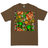 Cacao st patricks  cow with candy Premium Tee - FaDigitalArtStudio