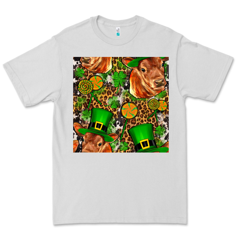 St Patricks  Cow With Candy Premium Tee by FaDigitalArtStudio | Teevron