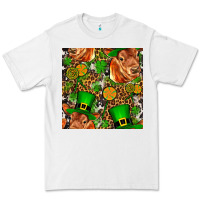 White st patricks  cow with candy Premium Tee - FaDigitalArtStudio