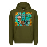 Army Green cold like my soul Premium Hoodie - BarkalooDesign