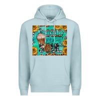 Blue Mist cold like my soul Premium Hoodie - BarkalooDesign