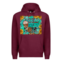 Burgundy cold like my soul Premium Hoodie - BarkalooDesign