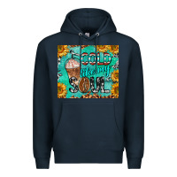 Navy cold like my soul Premium Hoodie - BarkalooDesign