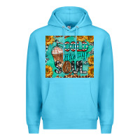 Ocean Blue cold like my soul Premium Hoodie - BarkalooDesign